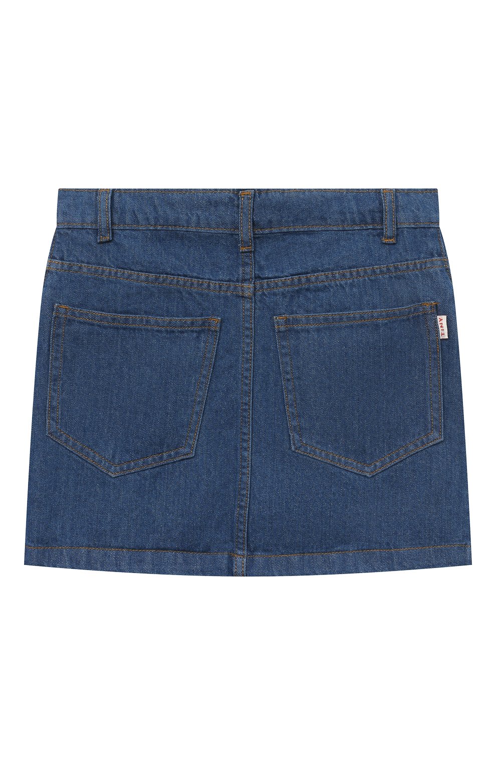 Джинсовая юбка TINYCOTTONS синего цвета по цене 8700 руб., арт. TINY-003, фото 2 Джинсовая юбка TINYCOTTONS, арт. TINY-003, фото 2