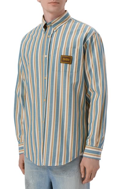 Хлопковая рубашка DROLE DE MONSIEUR, арт. K-SH240-C0281-WG, фото 3