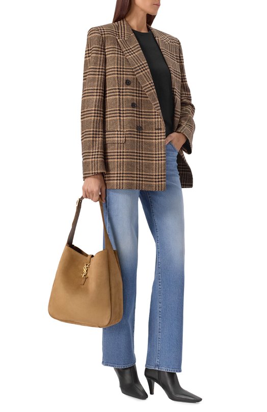 Сумка Le 5 à 7 Supple large Saint Laurent 753837/1U80W Бежевый  753837/1U80W Фото 7