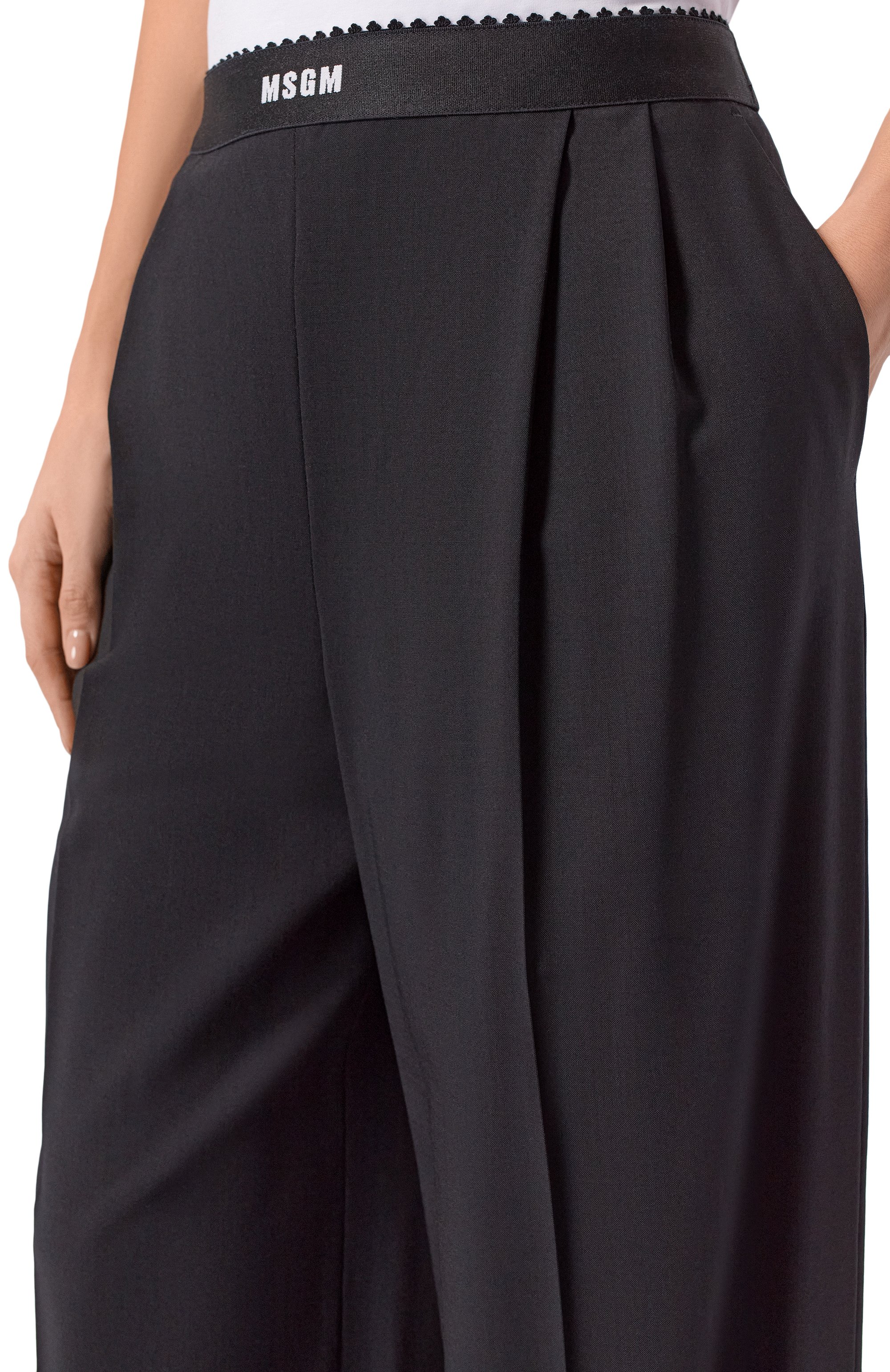 Шерстяные брюки MSGM, арт. 4041MDP13/267100, фото 5