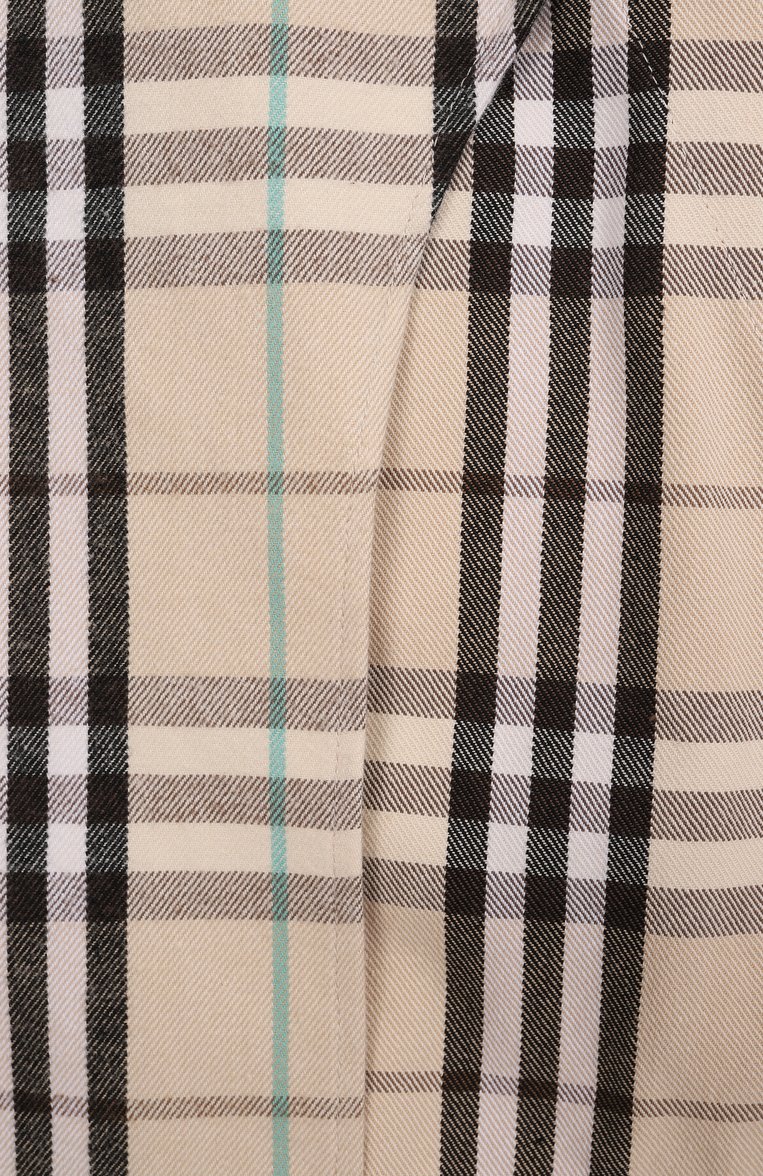 Мужская хлопковая куртка BURBERRY бежевого цвета, арт. 8101040 | Фото 7 (Материал внешний: Хлопок; Рукава: Длинные; Длина (верхняя одежда): Короткие; Кросс-КТ: Куртка, Легкие; Стили: Кэжуэл; Автоматизация состава: Проставлено; Автоматизация ТО: Проставлено)