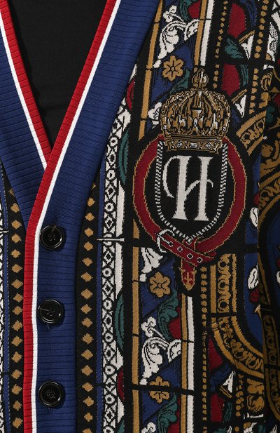 Хлопковый кардиган DOLCE & GABBANA, арт. G9RI1T/FJ7CH, фото 5