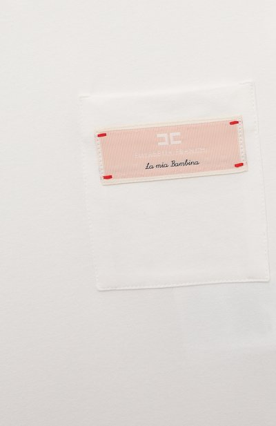 Хлопковая футболка ELISABETTA FRANCHI LA MIA BAMBINA, арт. EFTS2090/JE006/4A-8A, фото 3