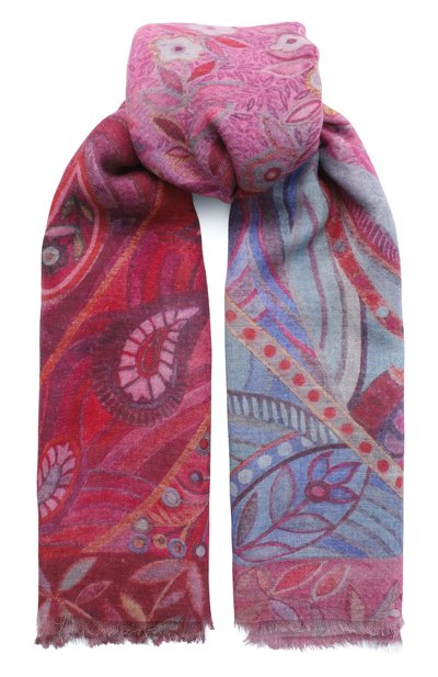 Женская шаль восточный орнамент из кашемира и шерсти GOURJI, арт. 91126755/4151117