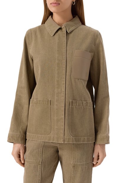 Джинсовая куртка YVES SALOMON, арт. 24EFV02369B06W/A8166, фото 3