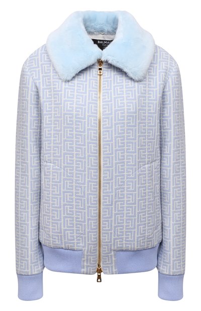 Женская шерстяная куртка BALMAIN, арт. WF1TH020/W134