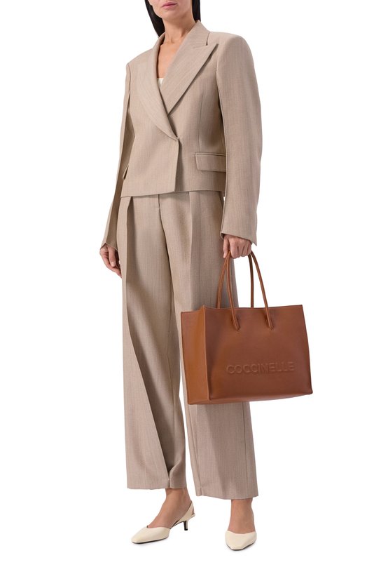 Сумка-тоут Myrtha medium Coccinelle E1QBB180201 Коричневый  E1QBB180201 Фото 7