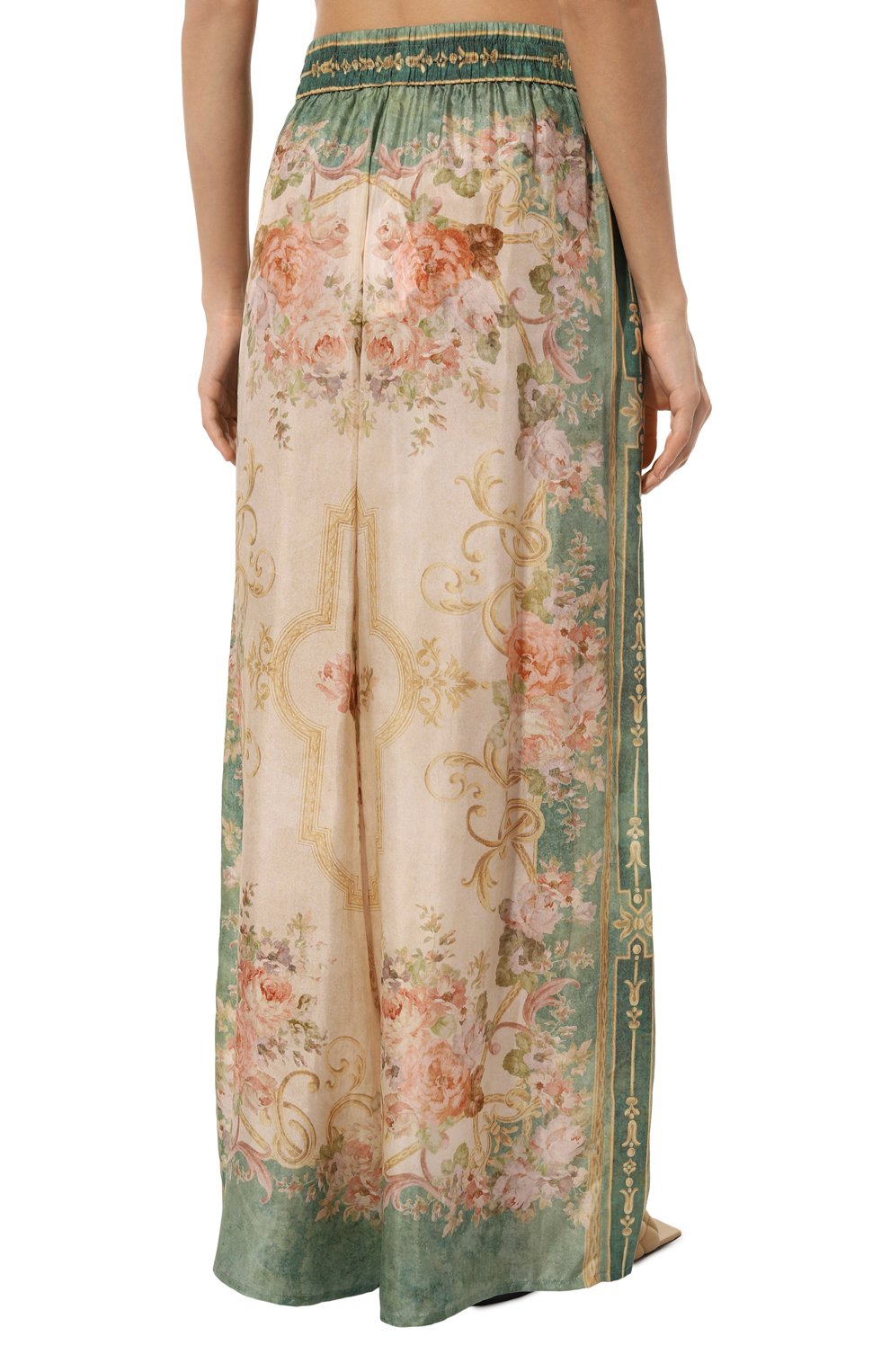 Шелковые брюки ZIMMERMANN, арт. 8329PRS242, фото 4