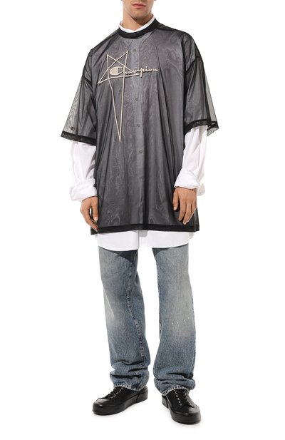 Футболка rick owens x champion RICK OWENS, арт. CM02C9230/CHMNET, фото 2