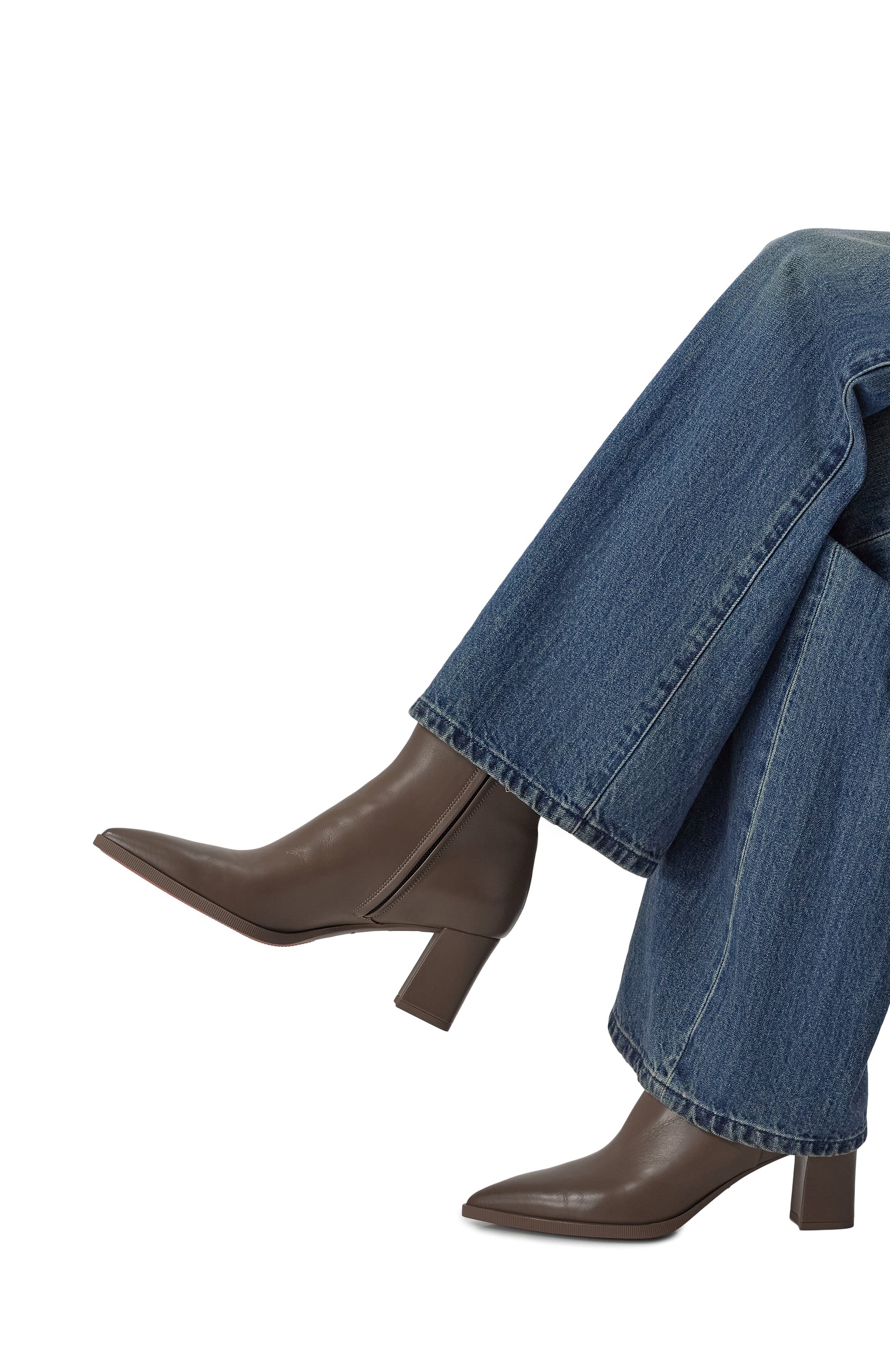 Кожаные ботильоны SANTONI, арт. WTEG71231PC4NVGB, фото 2