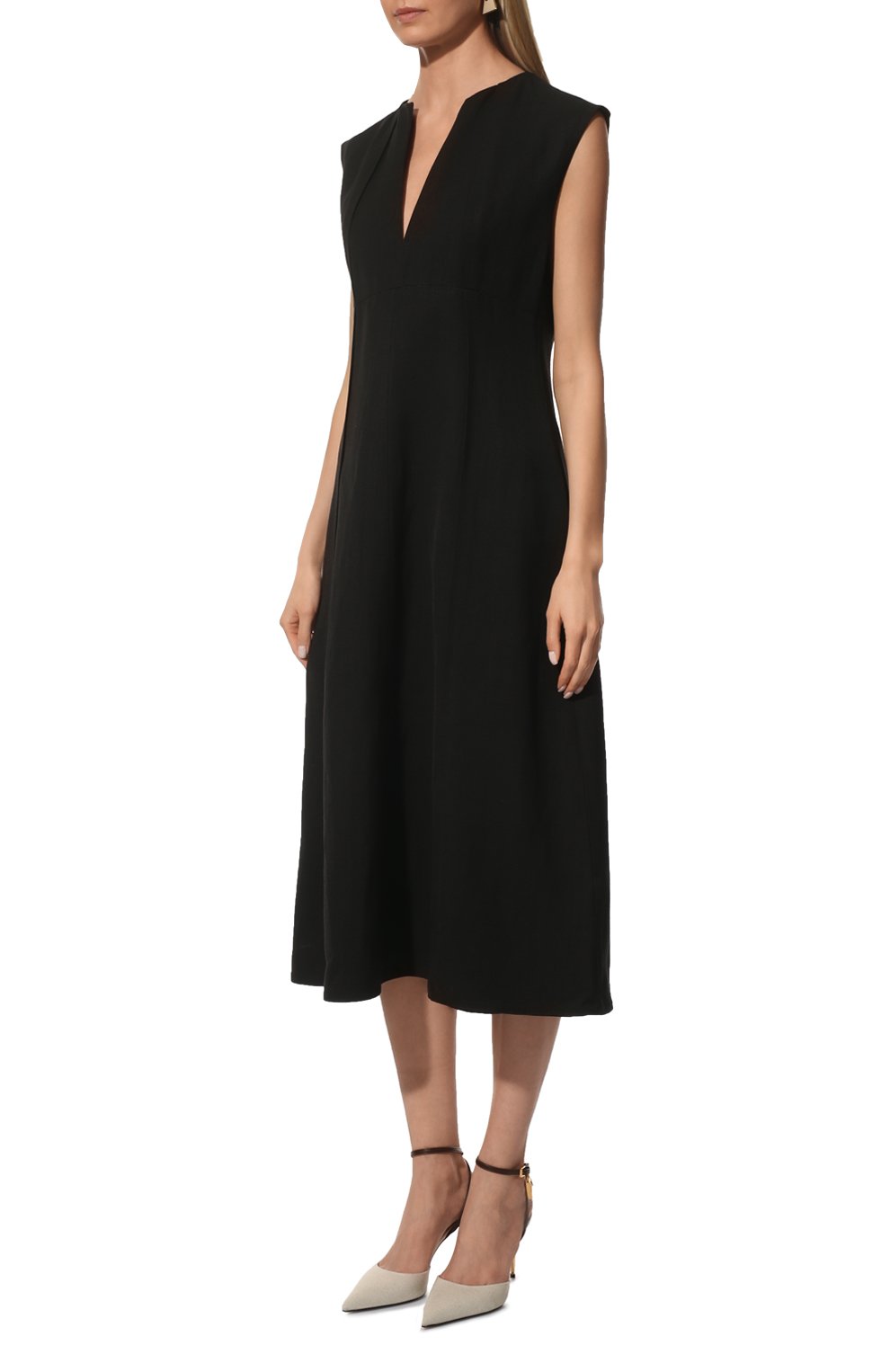 Платье из вискозы и шелка JIL SANDER, арт. JSCU501110-WU390700, фото 3