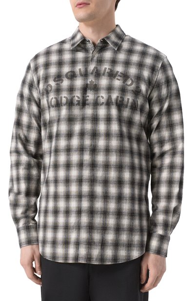 Хлопковая рубашка DSQUARED2, арт. S74DM0918/D35161, фото 3