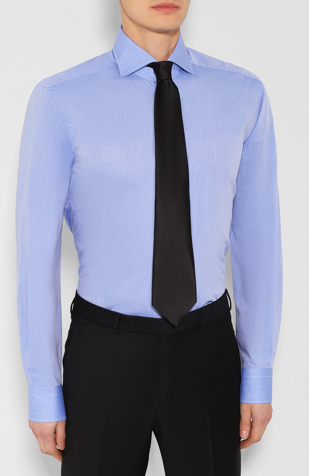 Хлопковая сорочка KITON, арт. UCIH000310300M, фото 4