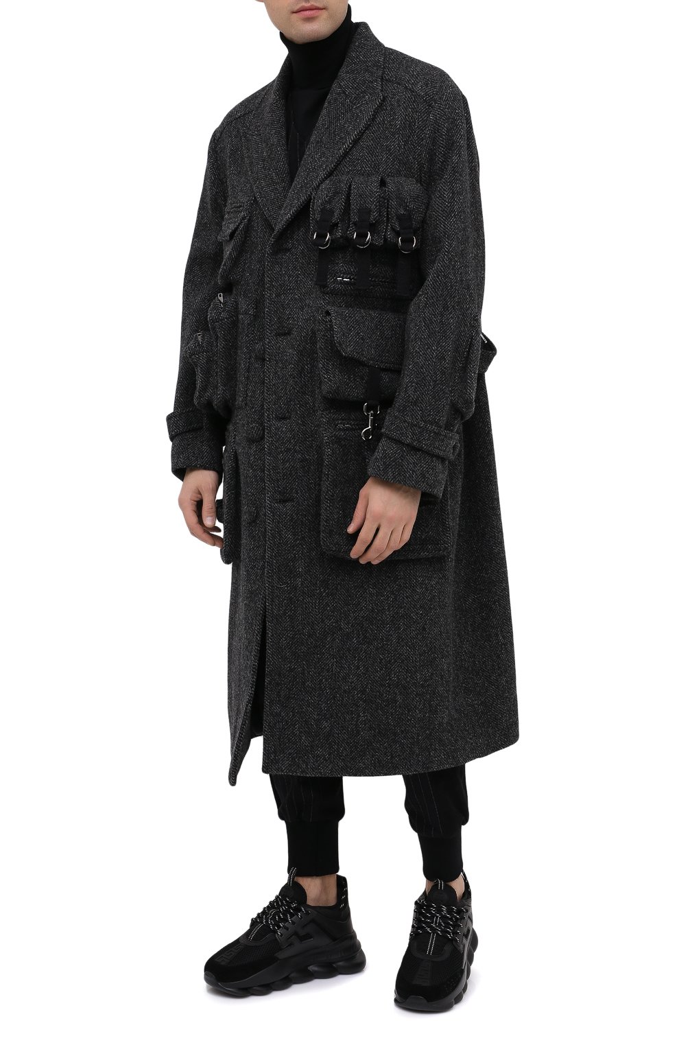 Шерстяное пальто DOLCE & GABBANA, арт. G024KT/FC2E6, фото 2