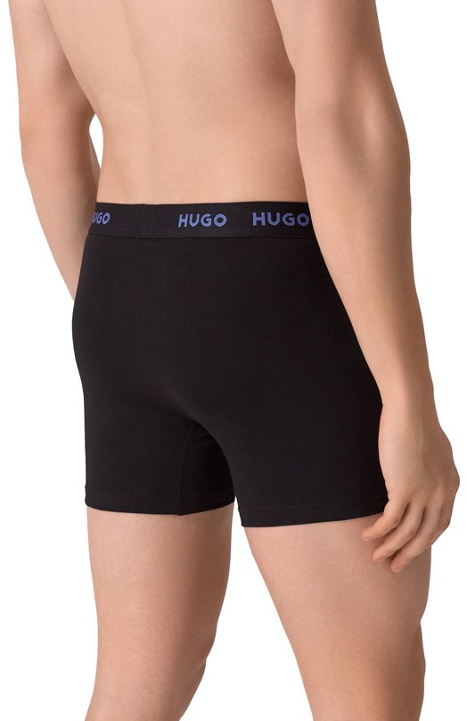 Комплект из трех боксеров HUGO 50532613 Чёрный  50532613 Фото 5