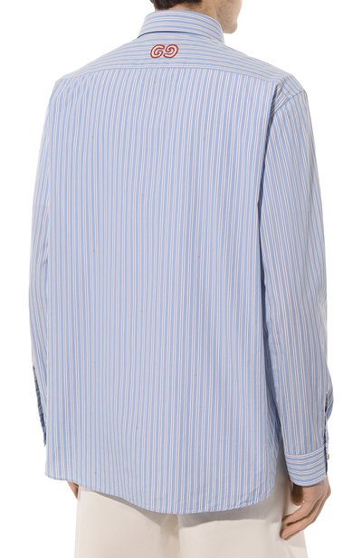 Хлопковая рубашка GUCCI, арт. 568298 ZABYZ, фото 4