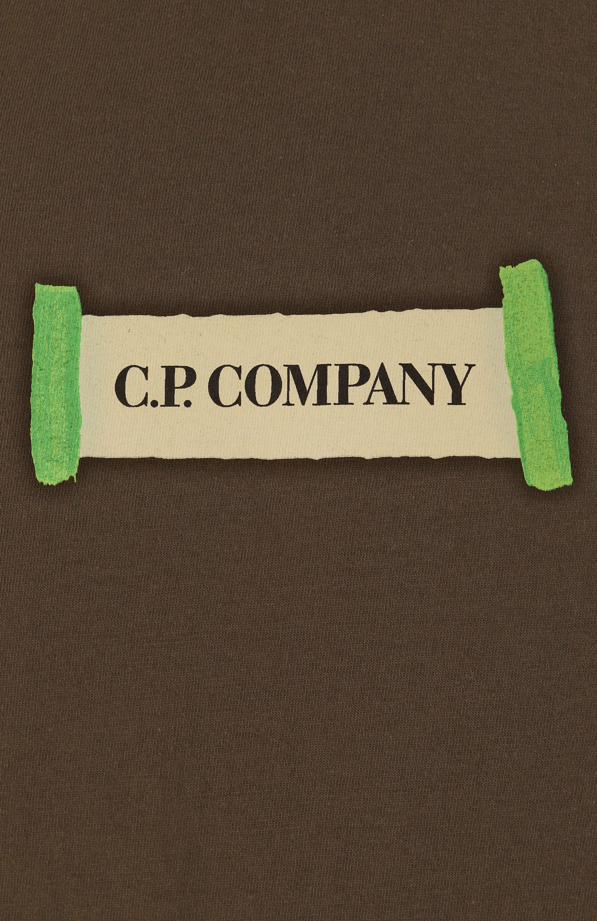 Хлопковая футболка C.P. COMPANY, арт. 18CMTS148A006586W, фото 6