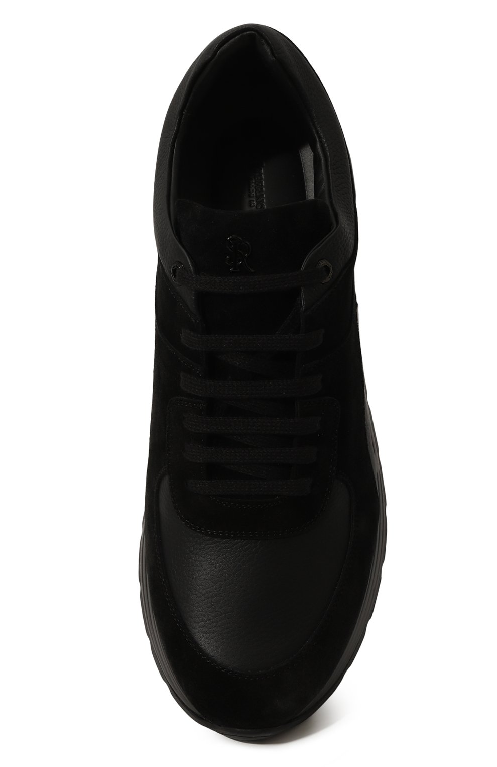 Кожаные кроссовки STEFANO RICCI черного цвета по цене 106500 руб., арт. US26EG6539/MRSDP, фото 6 Кожаные кроссовки STEFANO RICCI, арт. US26EG6539/MRSDP, фото 6