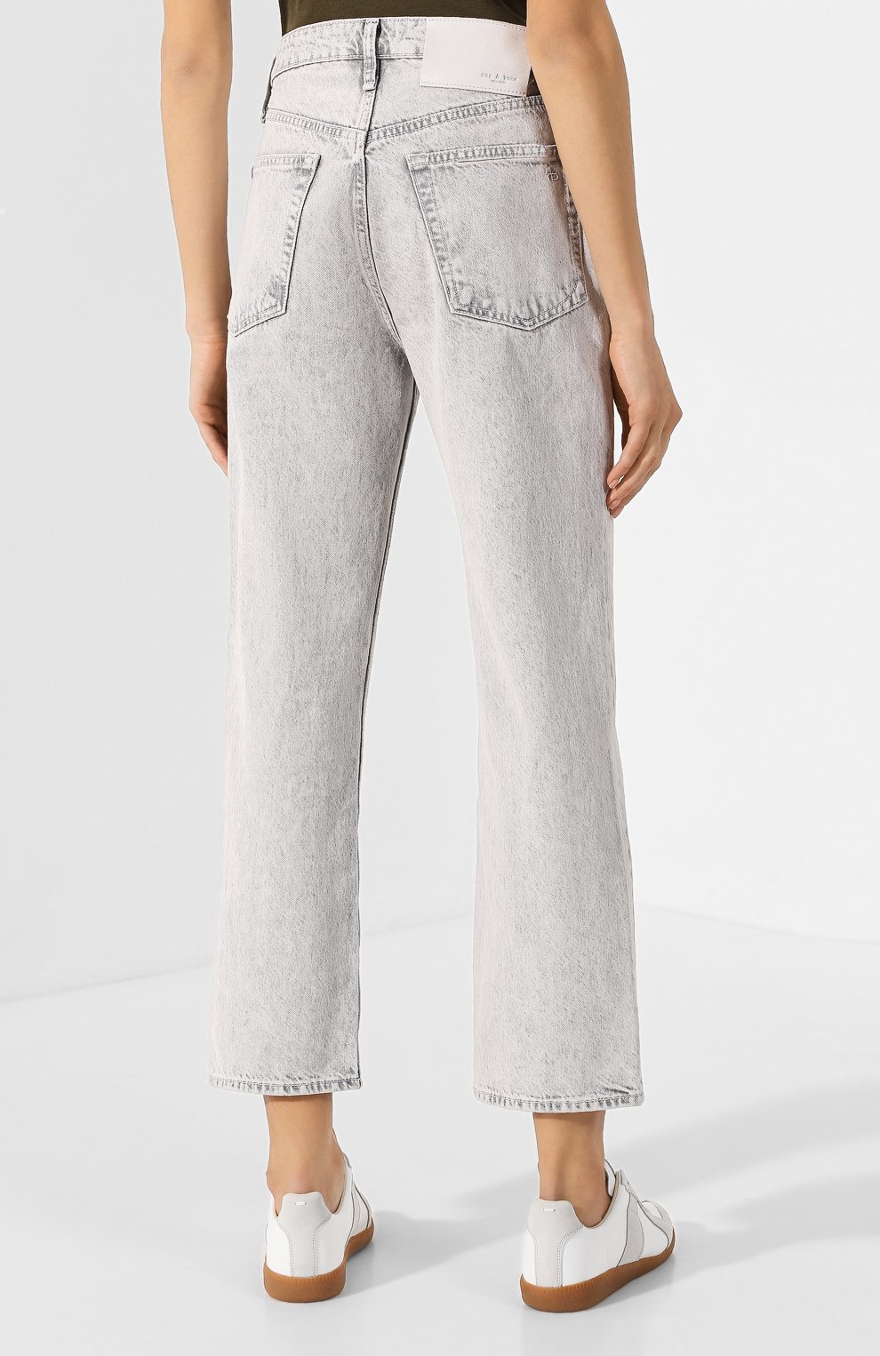 Джинсы RAG AND BONE серого цвета по цене 27250 руб., арт. WDD19H2645D3GL, фото 4 Джинсы RAG AND BONE, арт. WDD19H2645D3GL, фото 4