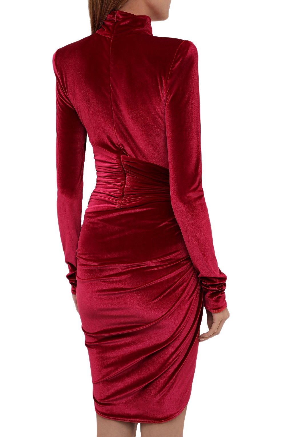 Бархатное платье ALEXANDRE VAUTHIER, арт. 214DR1573 1358-204, фото 4