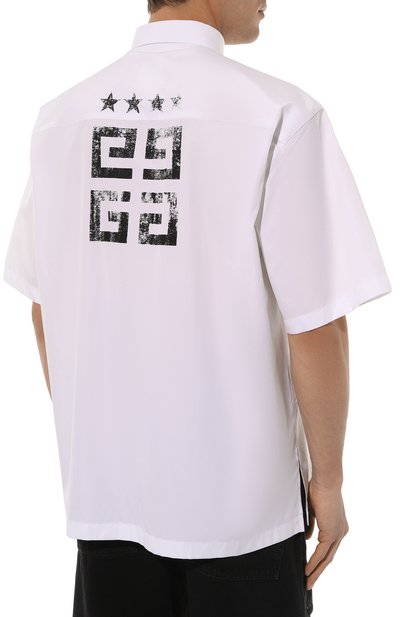 Хлопковая рубашка GIVENCHY, арт. BM610814M6, фото 4