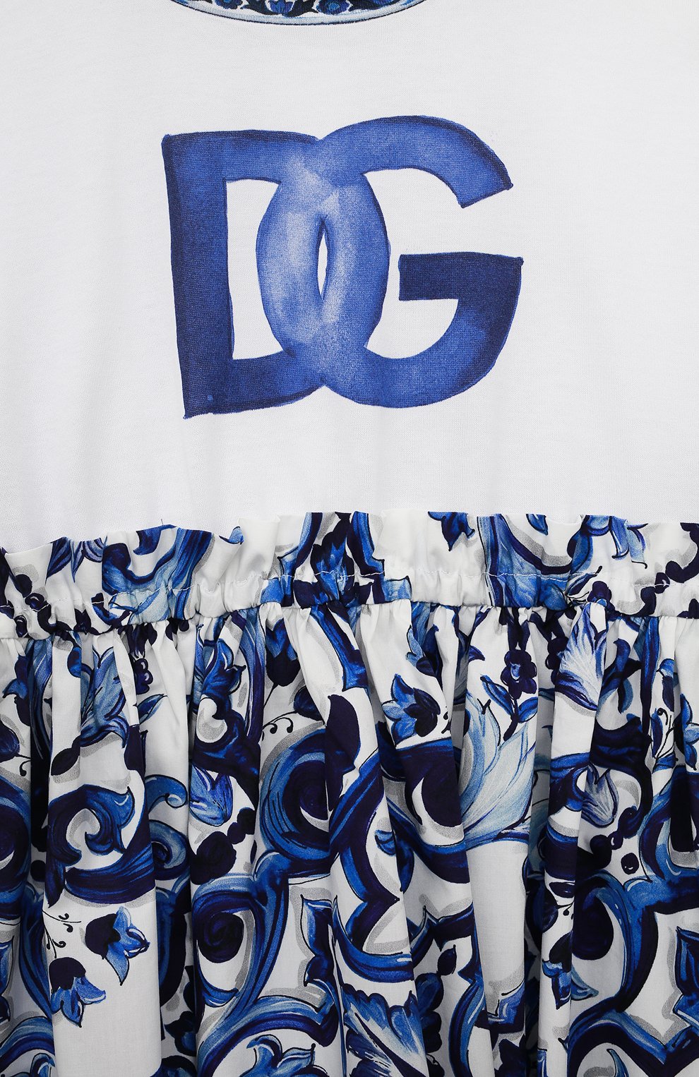 Хлопковое платье DOLCE & GABBANA, арт. L5JD4R/G7E2H/8-14, фото 3