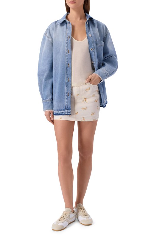 Джинсовая юбка MSGM 4041MDD234L/267277 Кремовый  4041MDD234L/267277 Фото 2