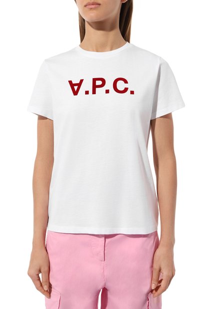 Хлопковая футболка A.P.C., арт. C0BQXF26944TAB, фото 3