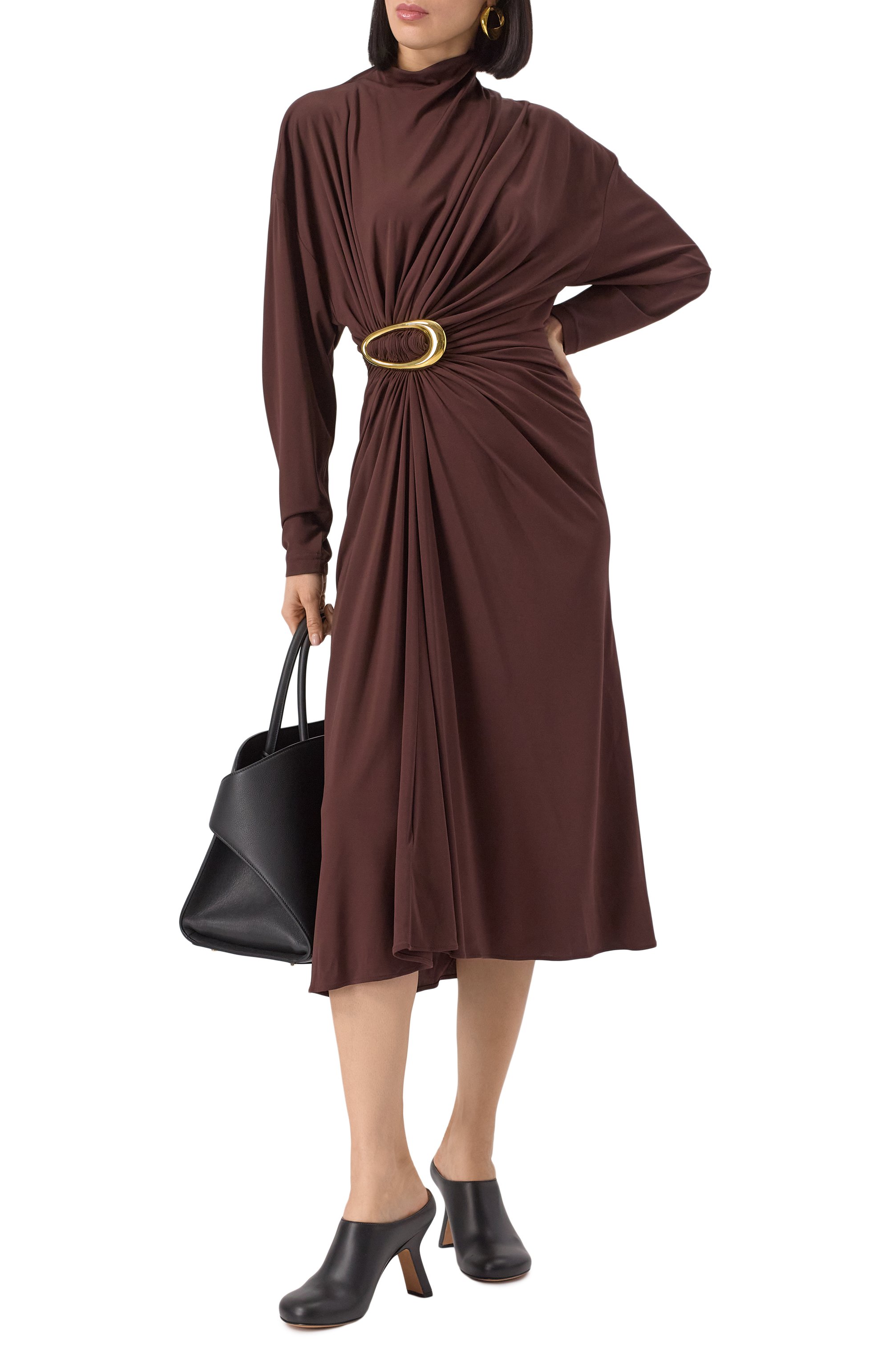 Платье из вискозы BOTTEGA VENETA, арт. 810000/V4YX0, фото 2