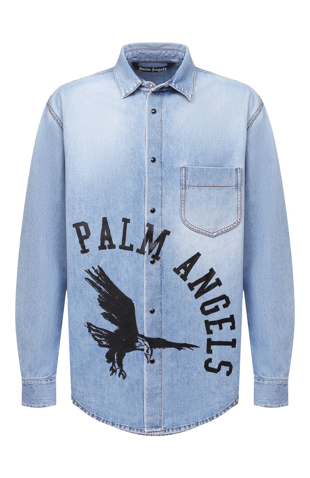 Джинсовая рубашка PALM ANGELS, арт. PMYD008E20DEN0014010, фото 1