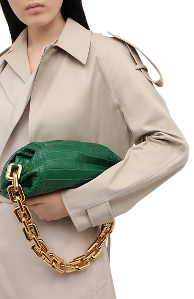 Сумка chain pouch из кожи аллигатора BOTTEGA VENETA, арт. 620230/VCPX0/AMIS, фото 5