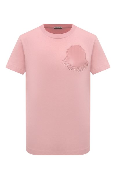 Женская хлопковая футболка MONCLER, арт. 8C000-18-829HP