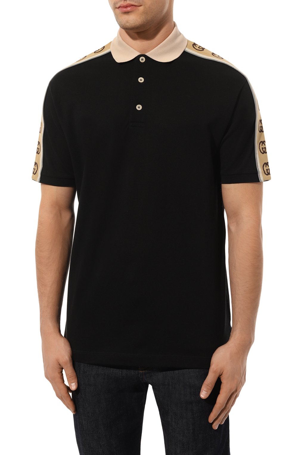 Хлопковое поло GUCCI, арт. 598949 XJB0Q, фото 3