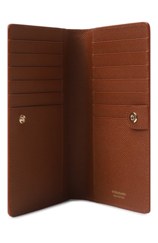 Кожаный кошелек Ferragamo 22D779/791 Коричневый  22D779/791 Фото 3