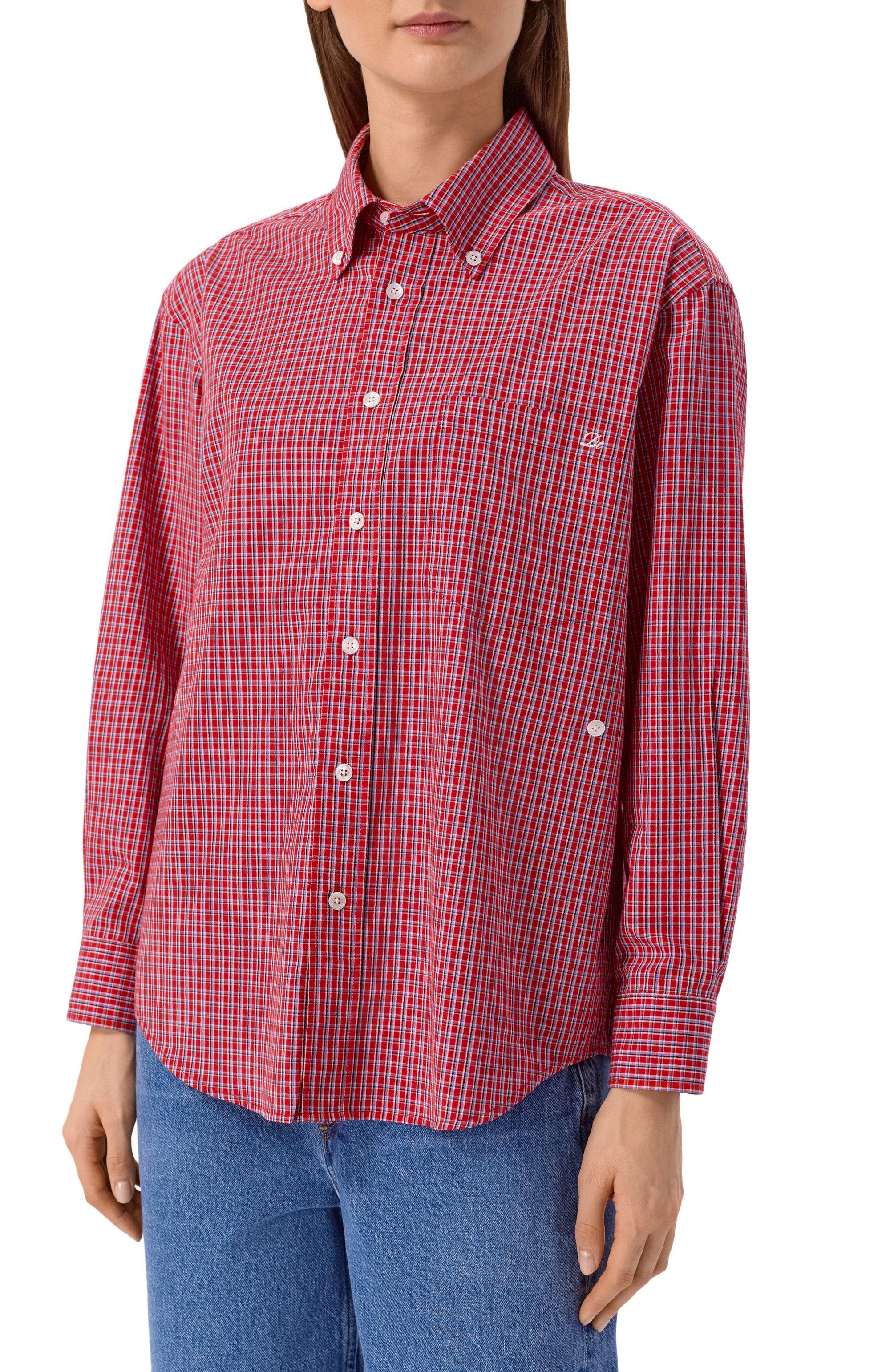 Хлопковая рубашка DUNST, арт. UDSH6A115R2, фото 3