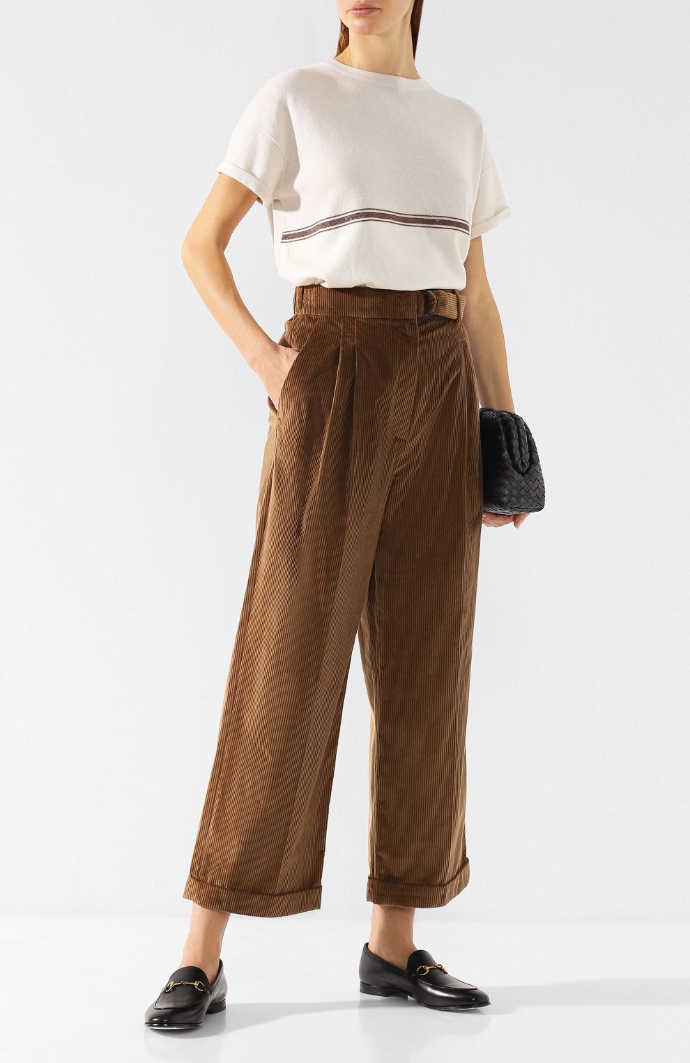 Кашемировый топ с декоративной отделкой BRUNELLO CUCINELLI, арт. M12148910, фото 2