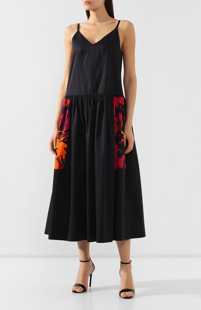 Хлопковое платье DRIES VAN NOTEN, арт. 191-11064-7113, фото 3