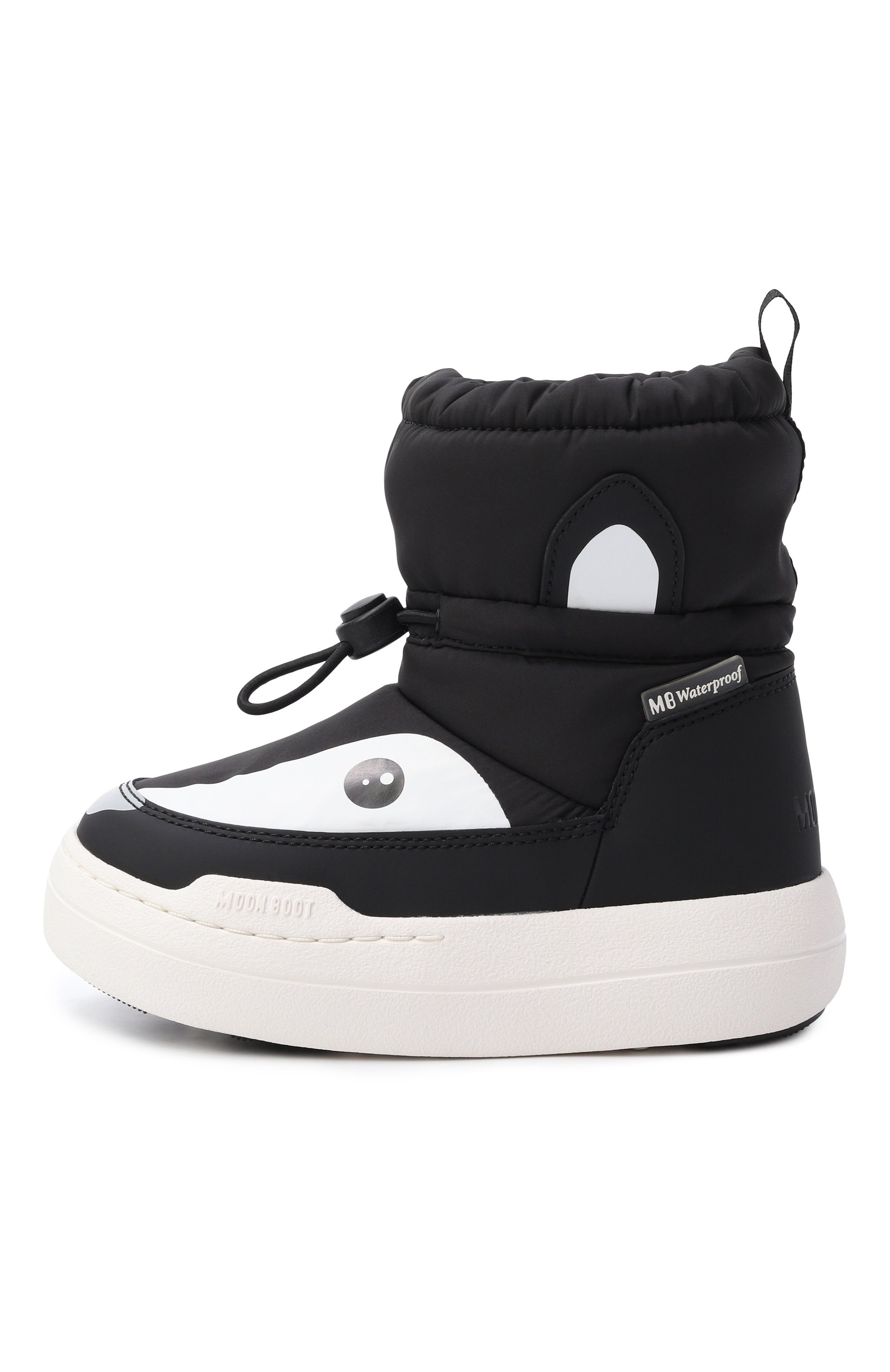Утепленные сапоги MOON BOOT черно-белого цвета по цене 19950 руб., арт. 80D3440100, фото 2 Утепленные сапоги MOON BOOT, арт. 80D3440100, фото 2