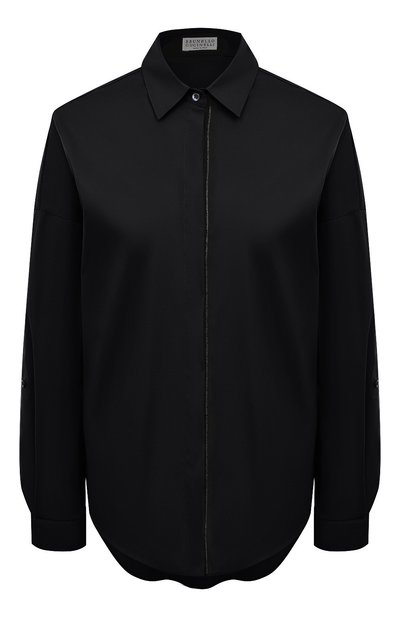 Женская хлопковая рубашка BRUNELLO CUCINELLI, арт. M0091MA226