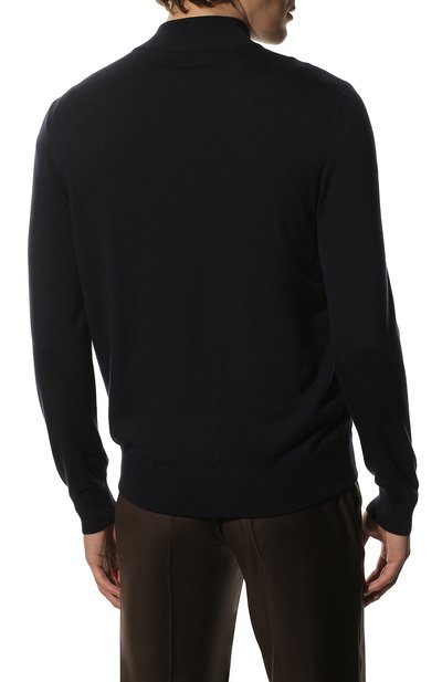 Шерстяной кардиган с отделкой из кожи аллигатора ZILLI темно-синего цвета по цене 657500 руб., арт. MBQ-BL195-EXCL1/ML01/AMIS, фото 4 Шерстяной кардиган с отделкой из кожи аллигатора ZILLI, арт. MBQ-BL195-EXCL1/ML01/AMIS, фото 4