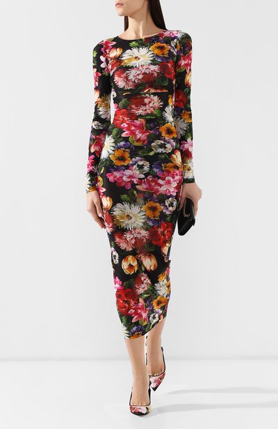 Платье с принтом DOLCE & GABBANA, арт. F6E2AT/FSGPZ, фото 2