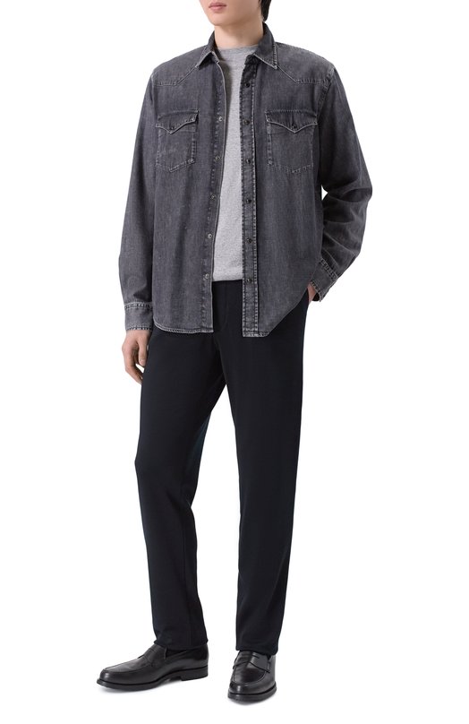 Джинсовая рубашка MVST M-C0DY B082 Серый  M-C0DY B082 Фото 2