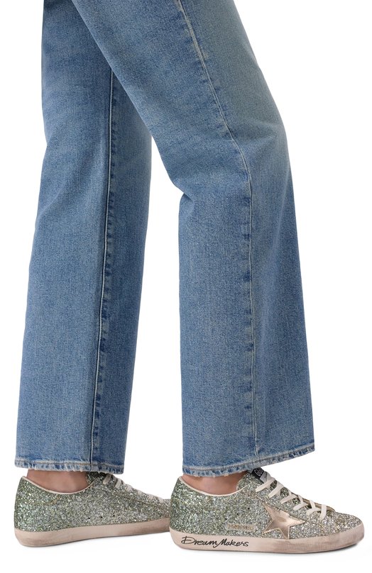 Кожаные кеды Super-Star Golden Goose Deluxe Brand GWF00101.F008056 Серебряный  GWF00101.F008056 Фото 2