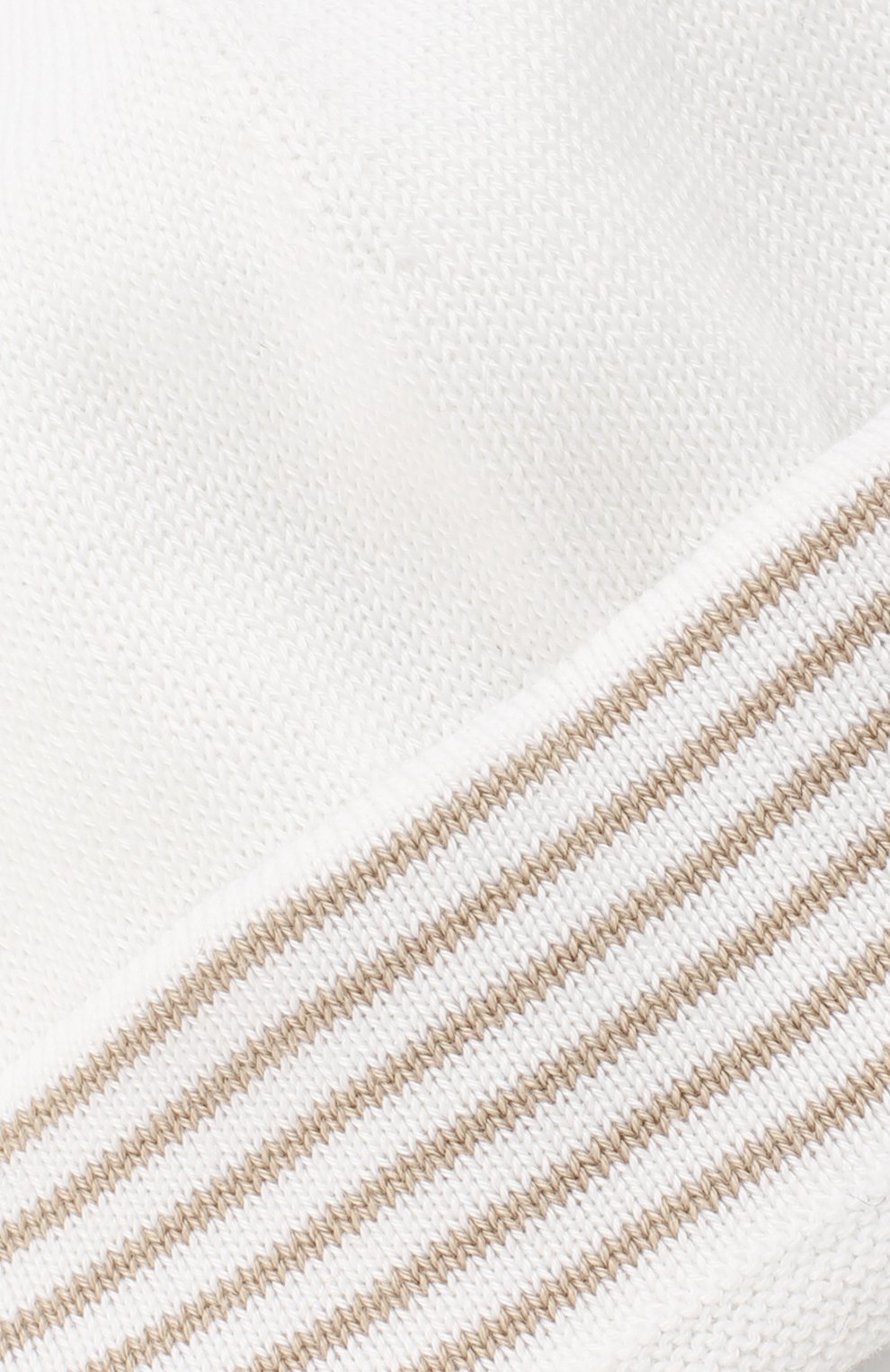 Хлопковая шапка с контрастной отделкой LORO PIANA, арт. FAG3948, фото 3