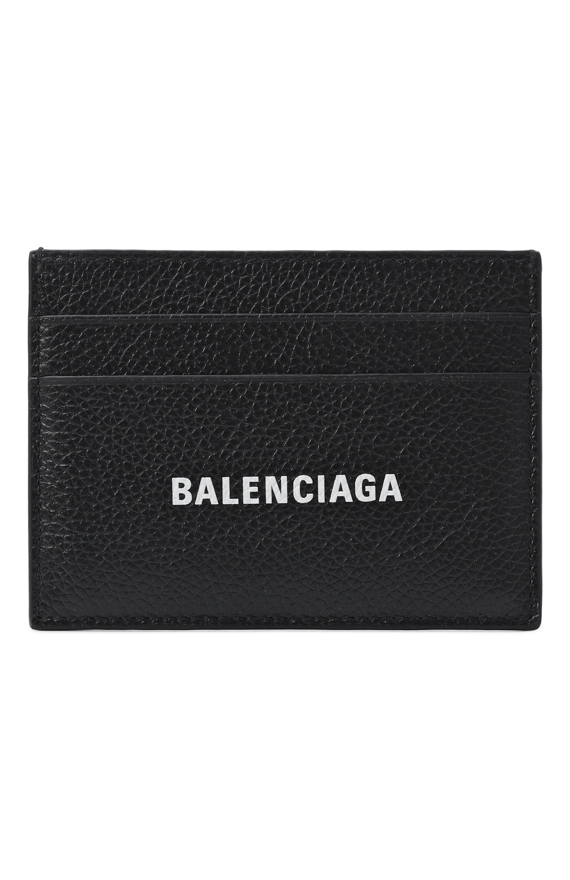 Кожаный футляр для кредитных карт BALENCIAGA черного цвета по цене 34650 руб., арт. 594309/1IZI3, фото 1 Кожаный футляр для кредитных карт BALENCIAGA, арт. 594309/1IZI3, фото 1
