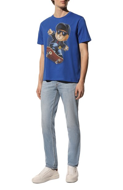 Хлопковая футболка BISIBIGLIO, арт. TEDDY PUNSKATE/2212 RIF (C0TT0NE PESANTE), фото 2