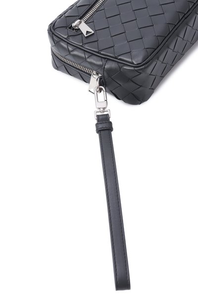 Борсетка BOTTEGA VENETA темно-серого цвета по цене 189000 руб., арт. 795253 V2HL1, фото 3 Борсетка BOTTEGA VENETA, арт. 795253 V2HL1, фото 3