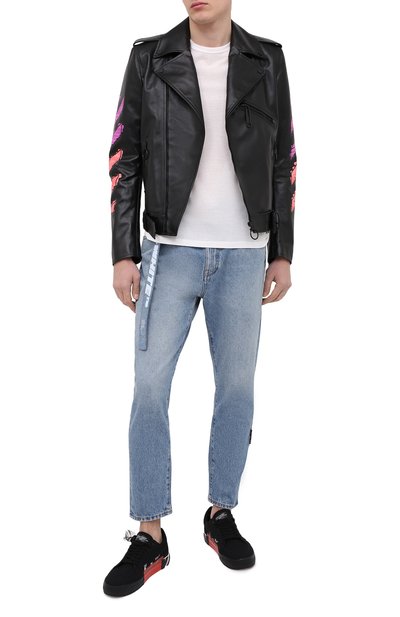 Кожаная куртка OFF-WHITE, арт. 0MJG016R21LEA001, фото 2