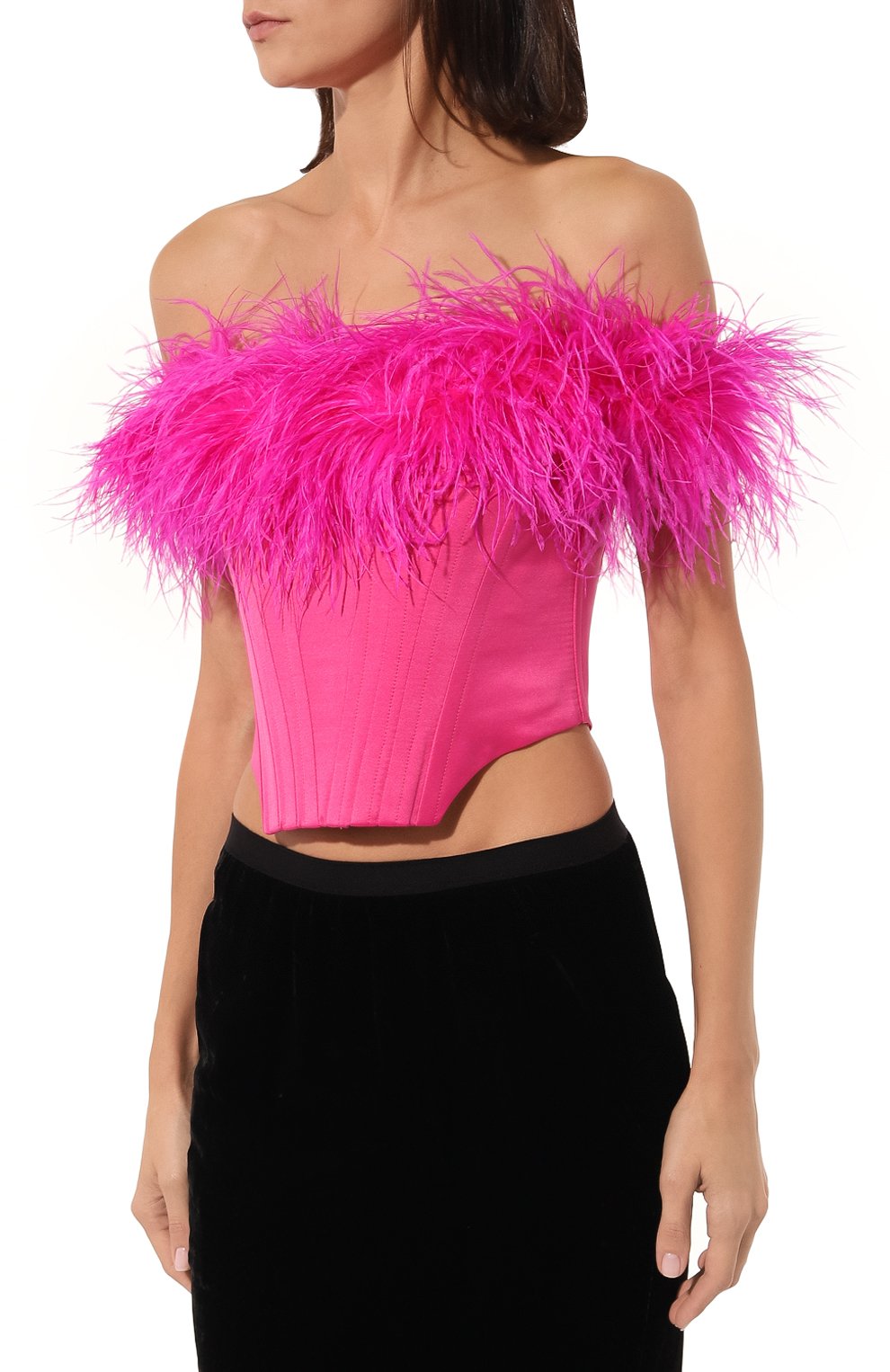 Корсет с отделкой перьями ALINE, арт. AL080605, фото 3