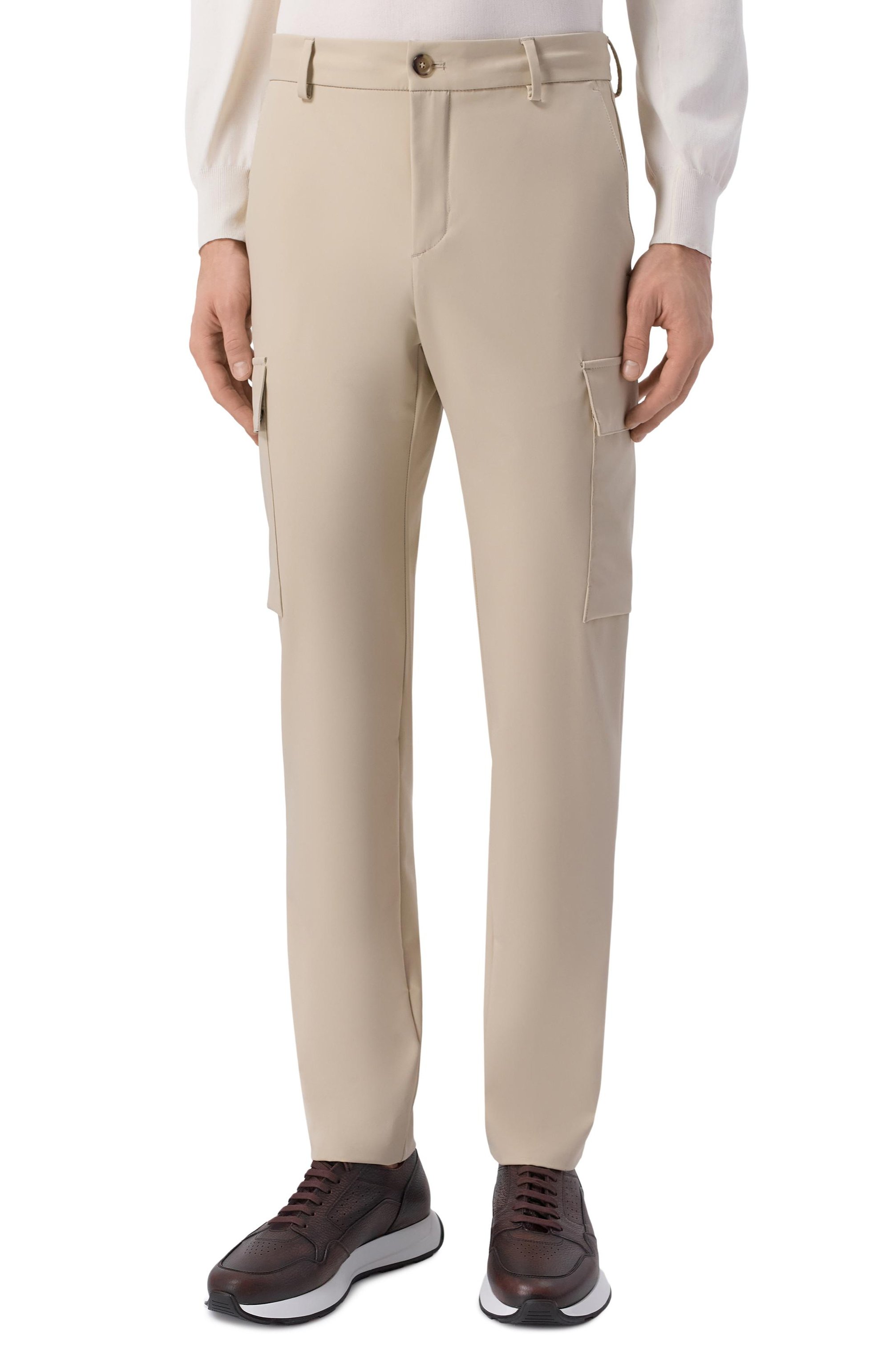 Брюки-карго PAUL&SHARK светло-бежевого цвета по цене 41400 руб., арт. 25414075, фото 3 Брюки-карго PAUL&SHARK, арт. 25414075, фото 3